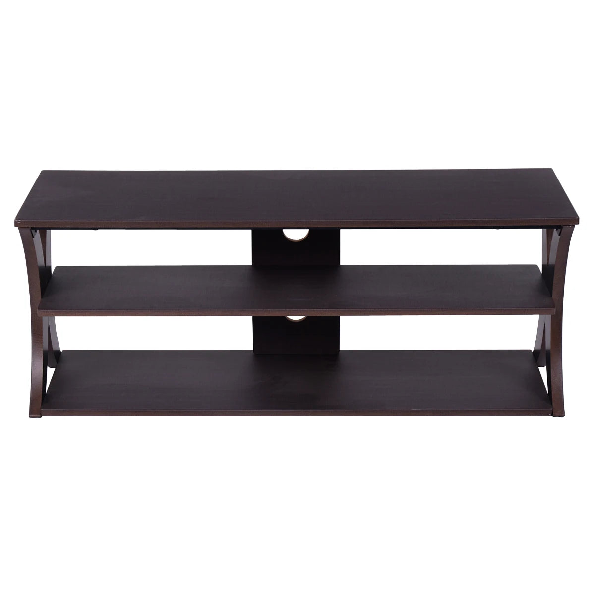 3-Tier TV Stand Storage Console with Storage Shelves