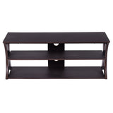 3-Tier TV Stand Storage Console with Storage Shelves