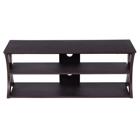 3-Tier TV Stand Storage Console with Storage Shelves