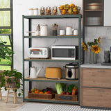 5-Tier Heavy Duty Metal Shelving Unit with 2200 LBS Total Load Capacity-Gray