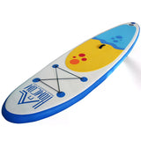 HOMCOM Inflatable Stand Up Paddle Board, 10' x 30" x 4", Non-Slip SUP, with ISUP Accessories, Hand Pump, 1 Fin, Adj Paddle, Backpack for Youth Adult Beginners/Experts