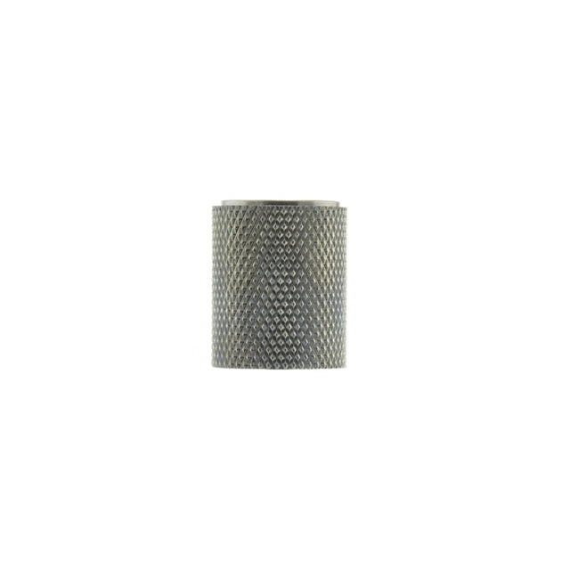 Millhouse Brass Watson Cylinder Knurled Cabinet Knob on Concealed Fix - Polished Chrome - Each