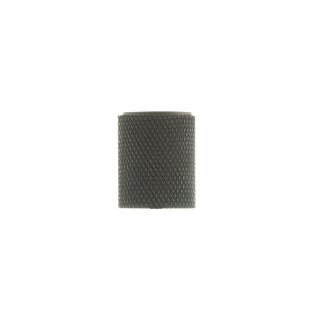 Millhouse Brass Watson Cylinder Knurled Cabinet Knob on Concealed Fix - Urban Dark Bronze - Each