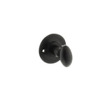 Millhouse Brass Solid Brass Oval WC Turn and Release - Matt Black - Each