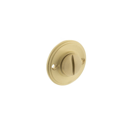 Millhouse Brass Solid Brass Oval WC Turn and Release - Satin Brass - Each