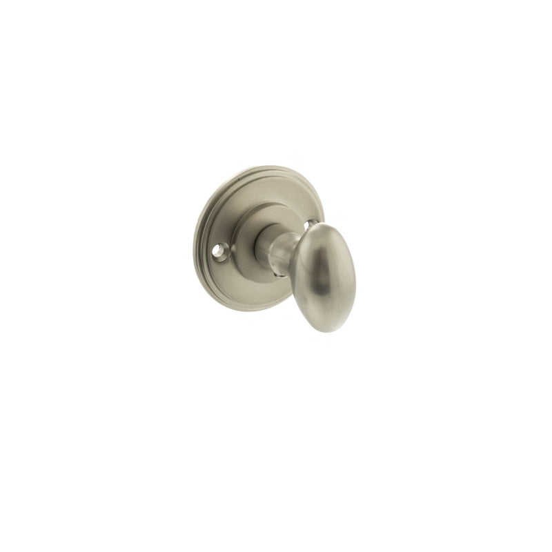 Millhouse Brass Solid Brass Oval WC Turn and Release - Satin Nickel - Each