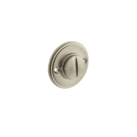 Millhouse Brass Solid Brass Oval WC Turn and Release - Satin Nickel - Each