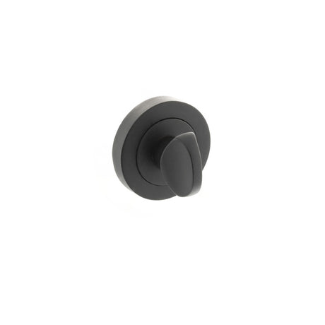 Millhouse Brass WC turn on Round Rose - Matt Black - Each