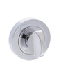 Millhouse Brass WC turn on Round Rose - Polished Chrome - Each