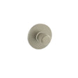 Millhouse Brass Knurled WC Turn and Release on 5mm Slimline Round Rose - Satin Nickel - Each