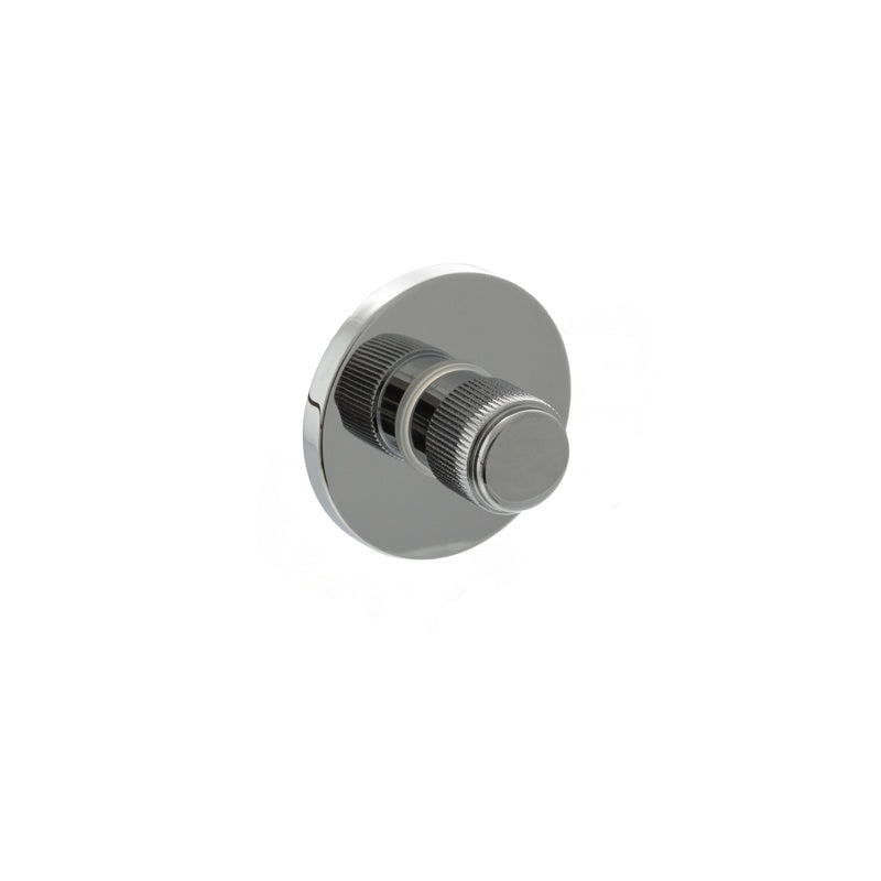 Millhouse Brass Linear WC Turn and Release on 5mm Slimline Round Rose - Polished Chrome - Each