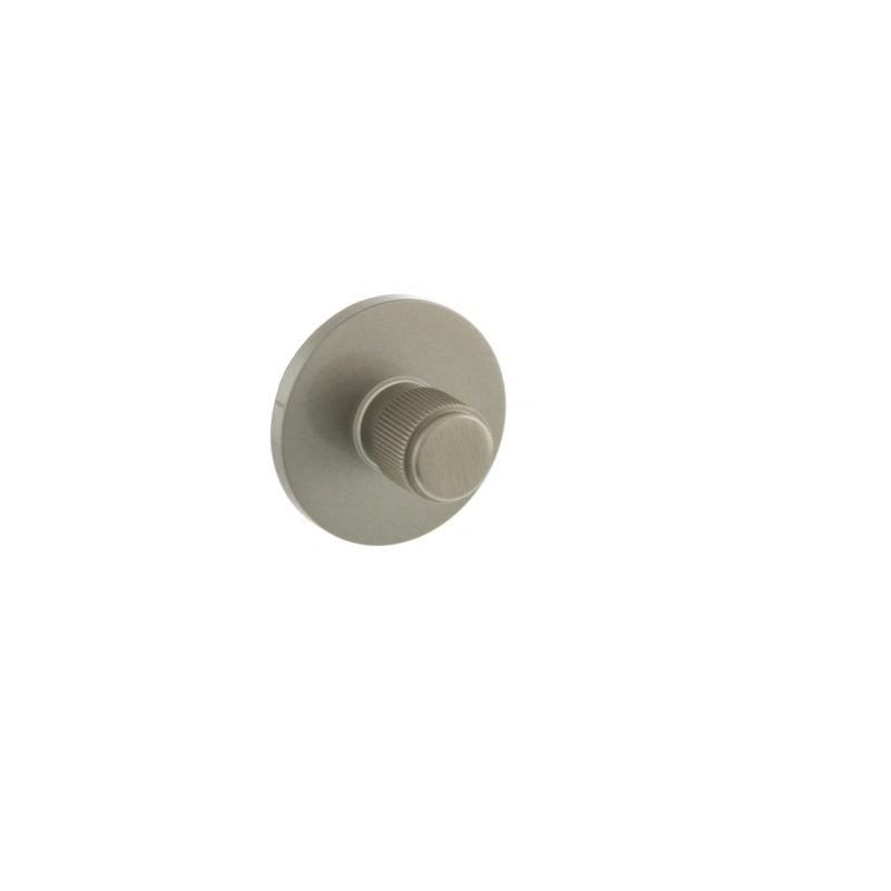 Millhouse Brass Linear WC Turn and Release on 5mm Slimline Round Rose - Satin Nickel - Each