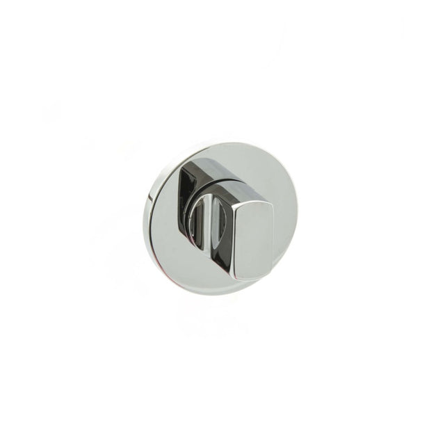 Millhouse Brass WC Turn and Release on 5mm Slimline Round Rose - Polished Chrome - Each