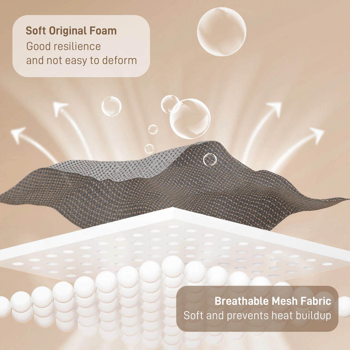 HOMCOM Desk Chair No Wheels, Office Chair with Mesh Back, Lumbar Support, Metal Base for Waiting Room, Conference Room, Dark Grey