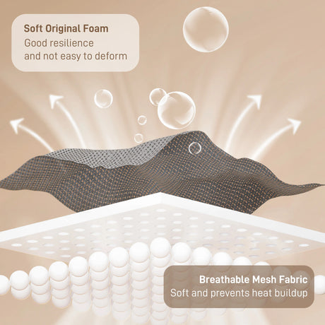 HOMCOM Desk Chair No Wheels, Office Chair with Mesh Back, Lumbar Support, Metal Base for Waiting Room, Conference Room, Dark Grey