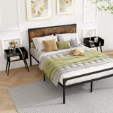 2-Tier Mid Century Modern Nightstand for Living Room Bedroom Set of 2-Black