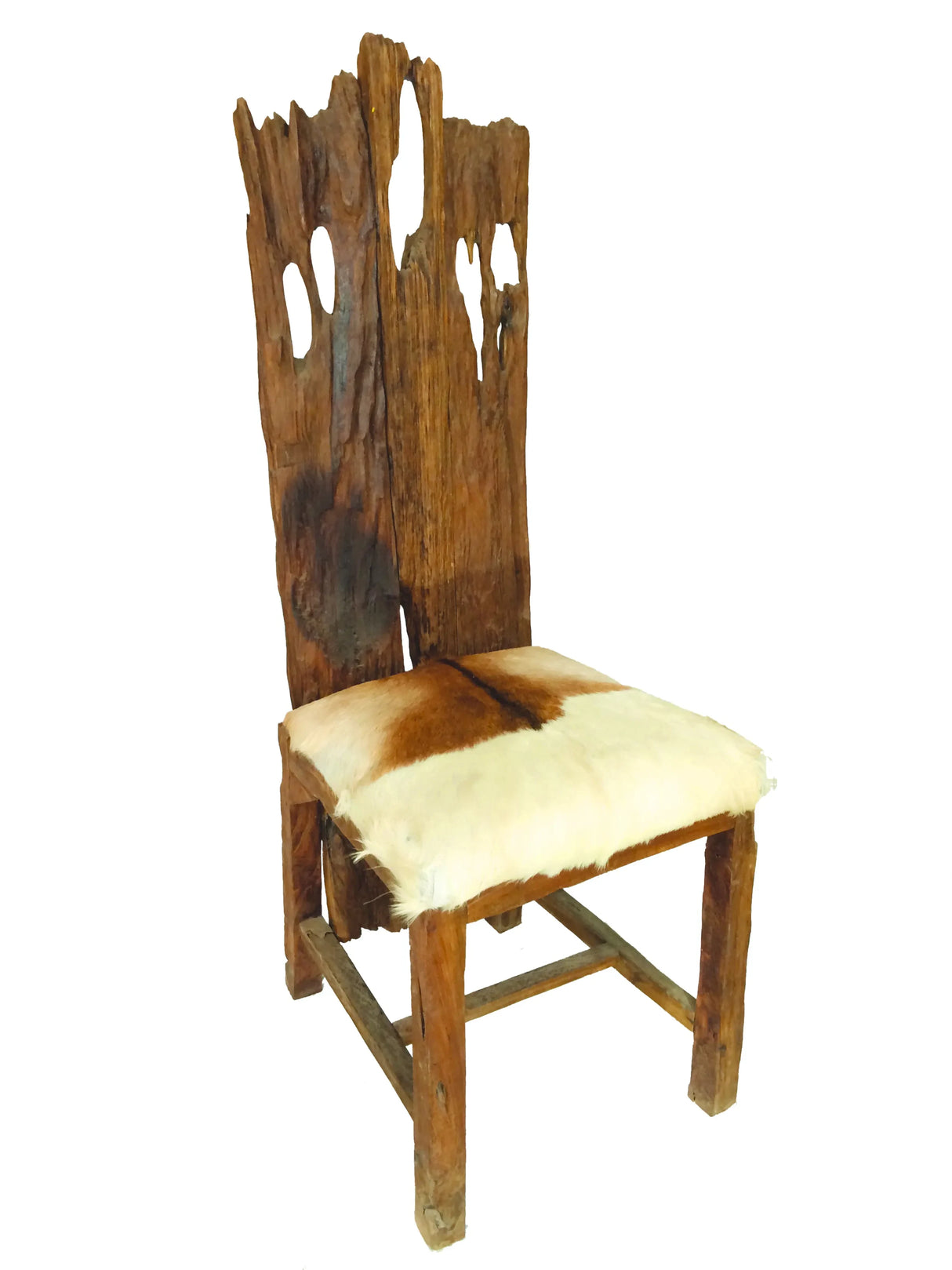 Root Goat Skinned Dining Chair