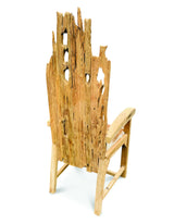 Root Goat Skinned King Chair