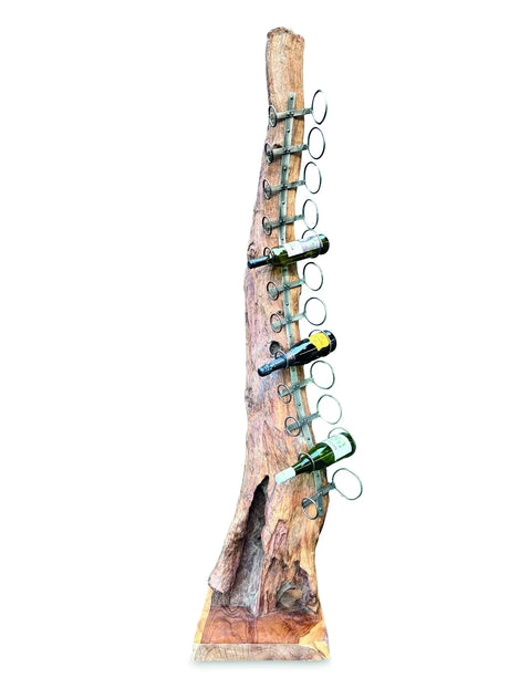 Root Sculpture wine rack 12 holes