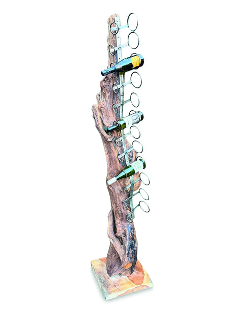 Root Sculpture wine rack 12 holes