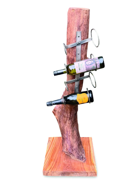 Root Sculpture wine rack 4 holes