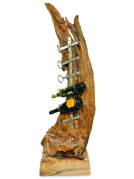 Root Sculpture wine rack 6 holes