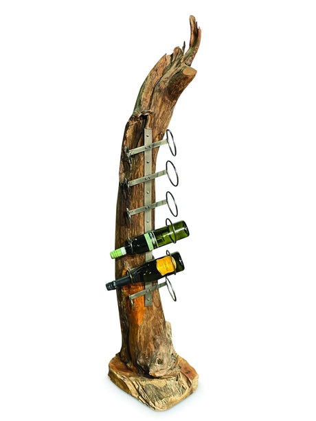 Root Sculpture wine rack 6 holes
