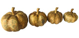 Root pumpkin set of 4