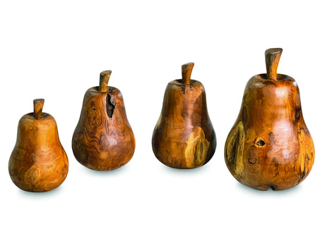 Root pear set of 4