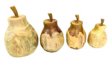 Root pear set of 4