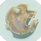 Root Round Lombok Coffee Table Extra Small with Dia. 70 cm glass