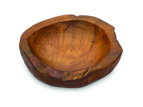 Wooden Rustic Round Table Bowl Mini