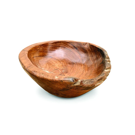 Wooden Rustic Round Table Bowl Mini