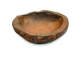 Wooden Rustic Round Table Bowl Mini