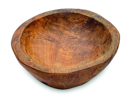 Wooden Rustic Round Table Bowl Mini