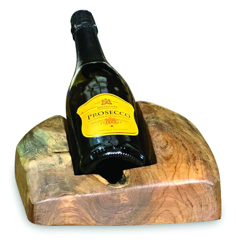 Driftwood wine holder single
