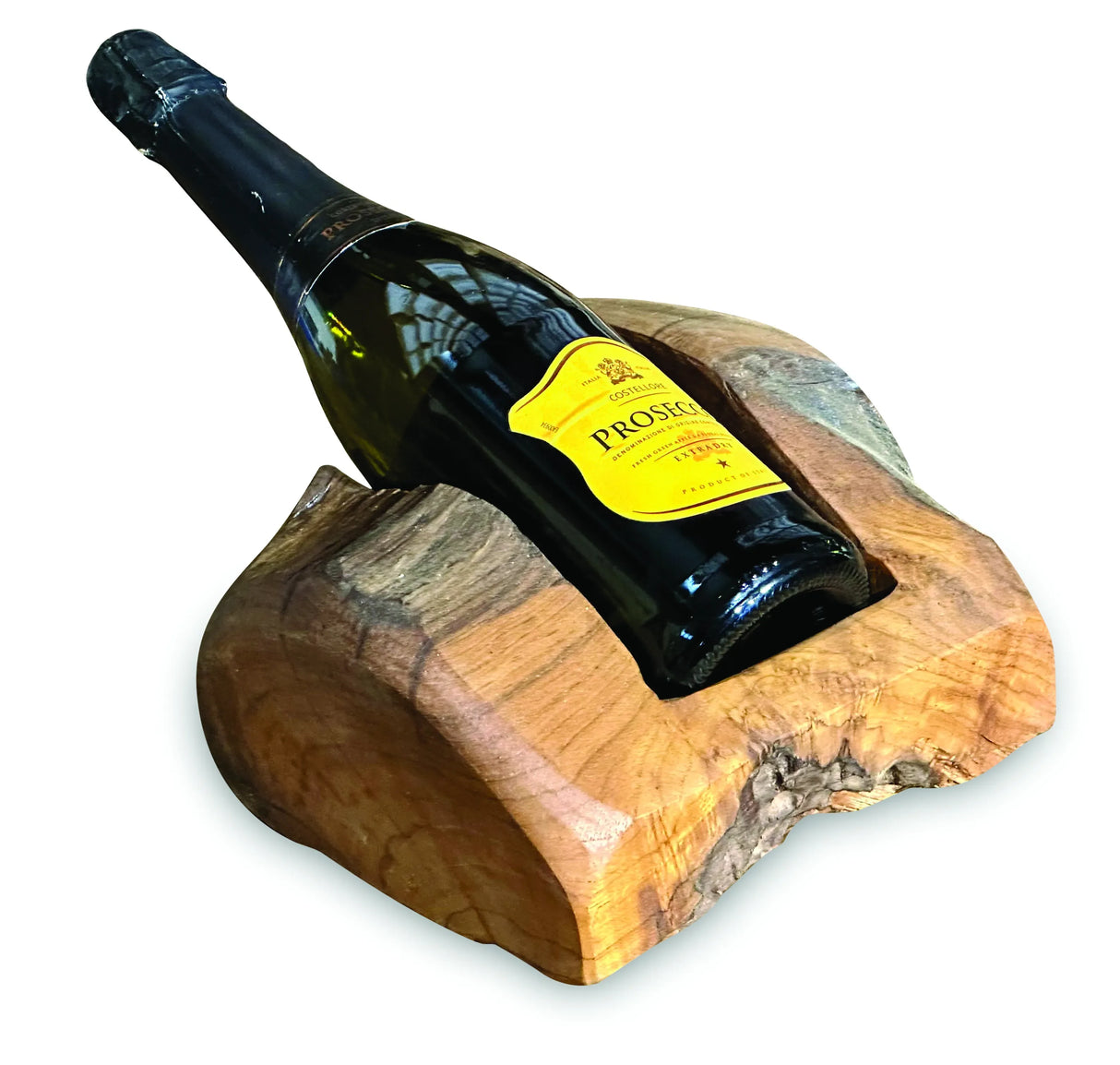 Driftwood wine holder single