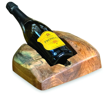Driftwood wine holder single