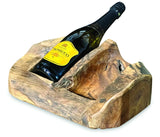 Driftwood wine holder double