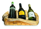 Driftwood wine holder triple