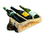Driftwood wine holder triple