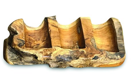 Driftwood wine holder triple