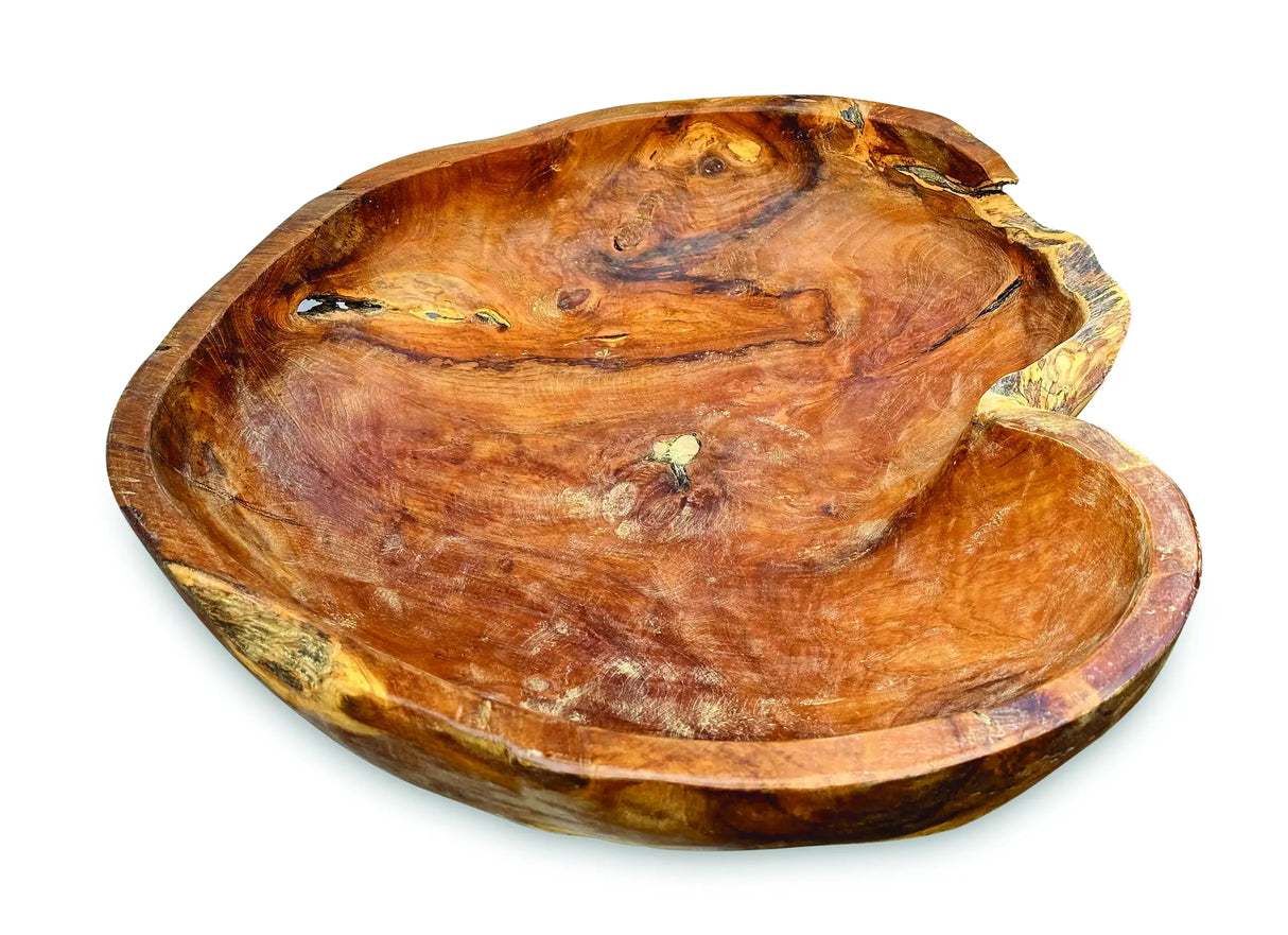 Wooden Rustic Table Bowl Extra Large 50CM