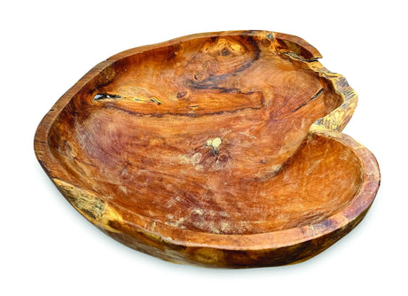 Wooden Rustic Table Bowl Extra Large 50CM