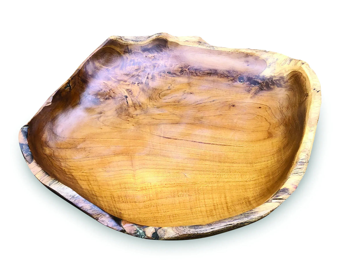 Wooden Rustic Table Bowl Extra Large 50CM