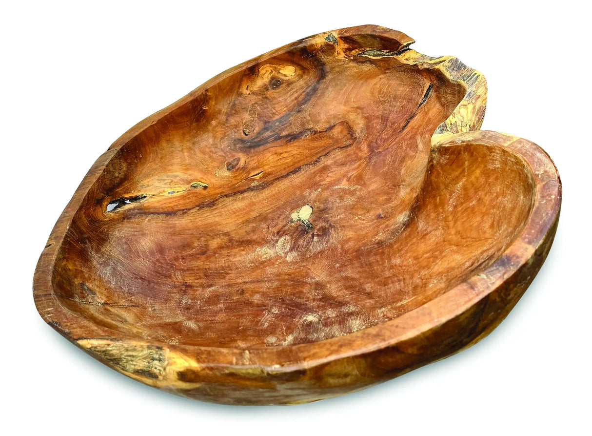 Wooden Rustic Table Bowl Extra Large 50CM