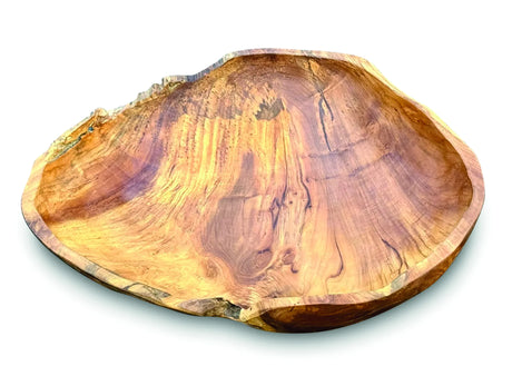 Wooden Rustic Table Bowl Giant 60cm