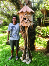 Giant Java Bird House On Stand 200cm