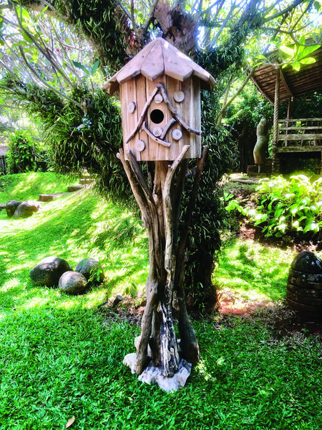 Giant Java Bird House On Stand 200cm