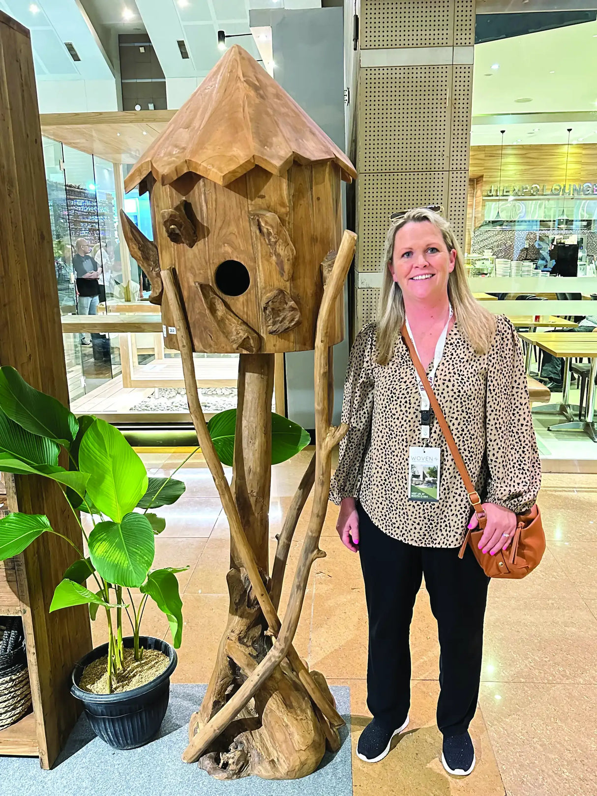 Giant Java Bird House On Stand 200cm